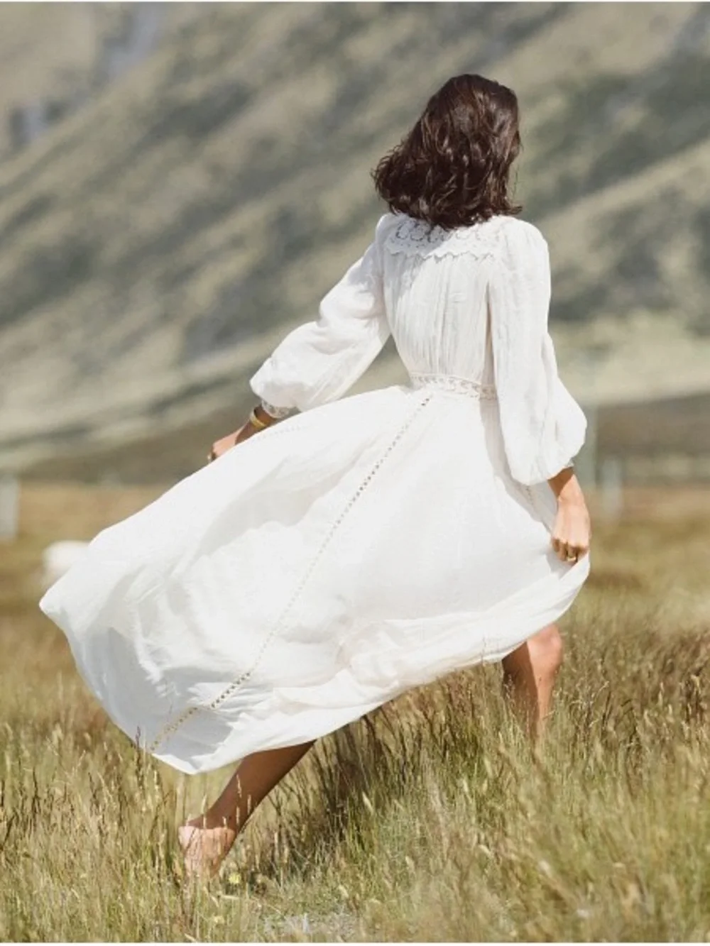 SPELL Le Gauze Lace Duster - S - Picture 2 of 13